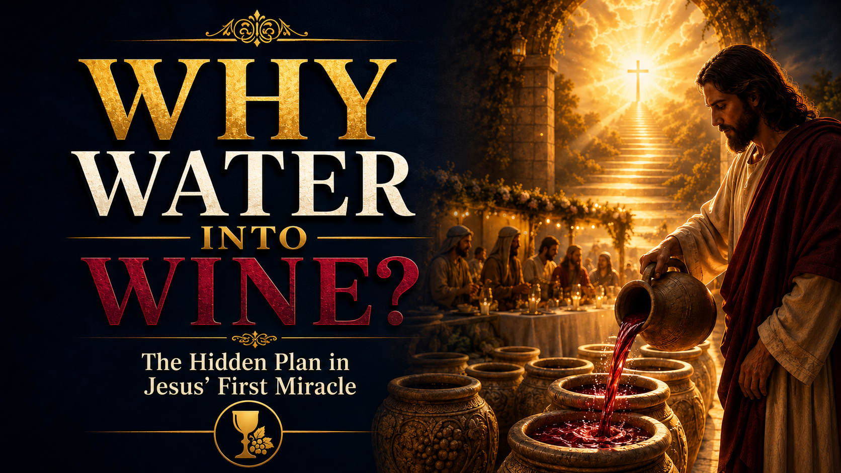 Why Water Into Wine? The Hidden Plan in Jesus First Miracle