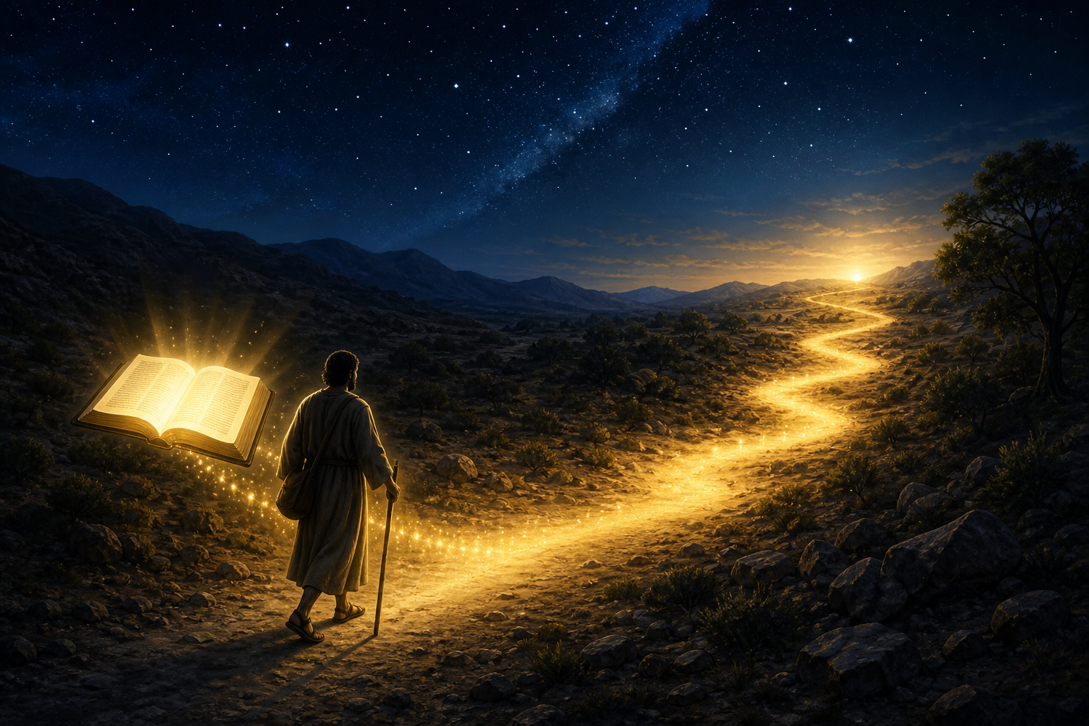 Knowledge of Christ transforms a dark path into light
