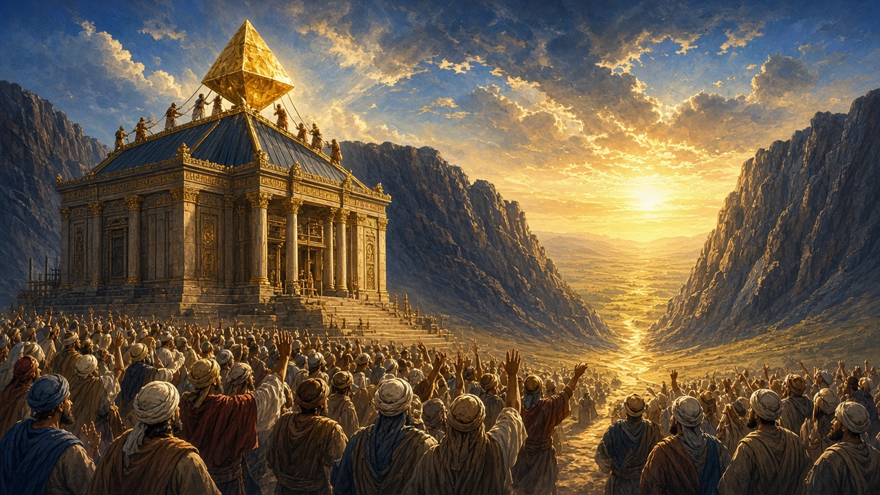 Grace Completes the Work: Zerubbabel’s Mountain, Elijah’s Remnant, and the Arm of the Lord — Zechariah 4:7