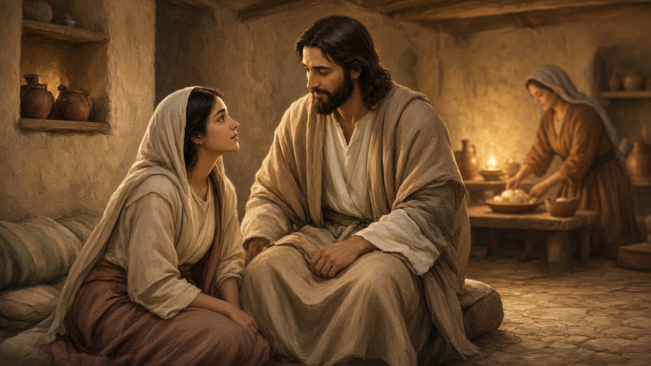 Mary sat at Jesus feet and heard His word